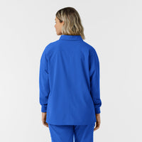 NURTUR Women’s Scrub Shirt Jacket royal back