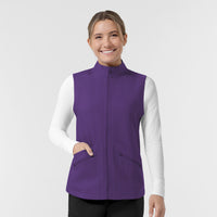 Layers Women's Everything Everywhere Scrub Vest Eggplant