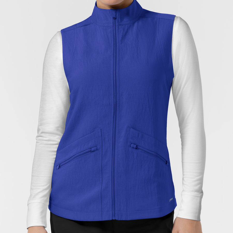 Women's Everything Everywhere Scrub Vest - Galaxy Blue