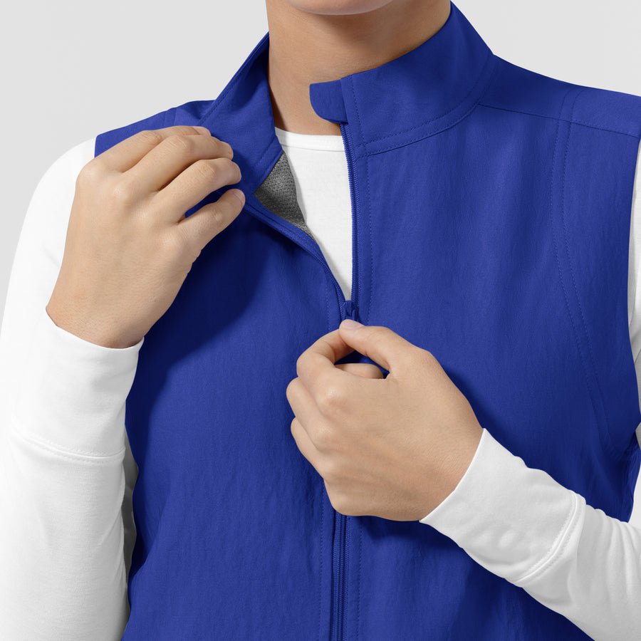 Women's Everything Everywhere Scrub Vest - Galaxy Blue