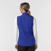 Layers Women's Everything Everywhere Scrub Vest Galaxy Blue back view
