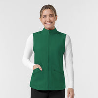 Layers Women's Everything Everywhere Scrub Vest Hunter Green