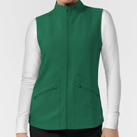 Women's Everything Everywhere Scrub Vest - Hunter Green