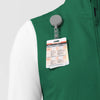 Women's Everything Everywhere Scrub Vest - Hunter Green