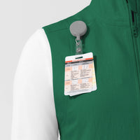Women's Everything Everywhere Scrub Vest - Hunter Green