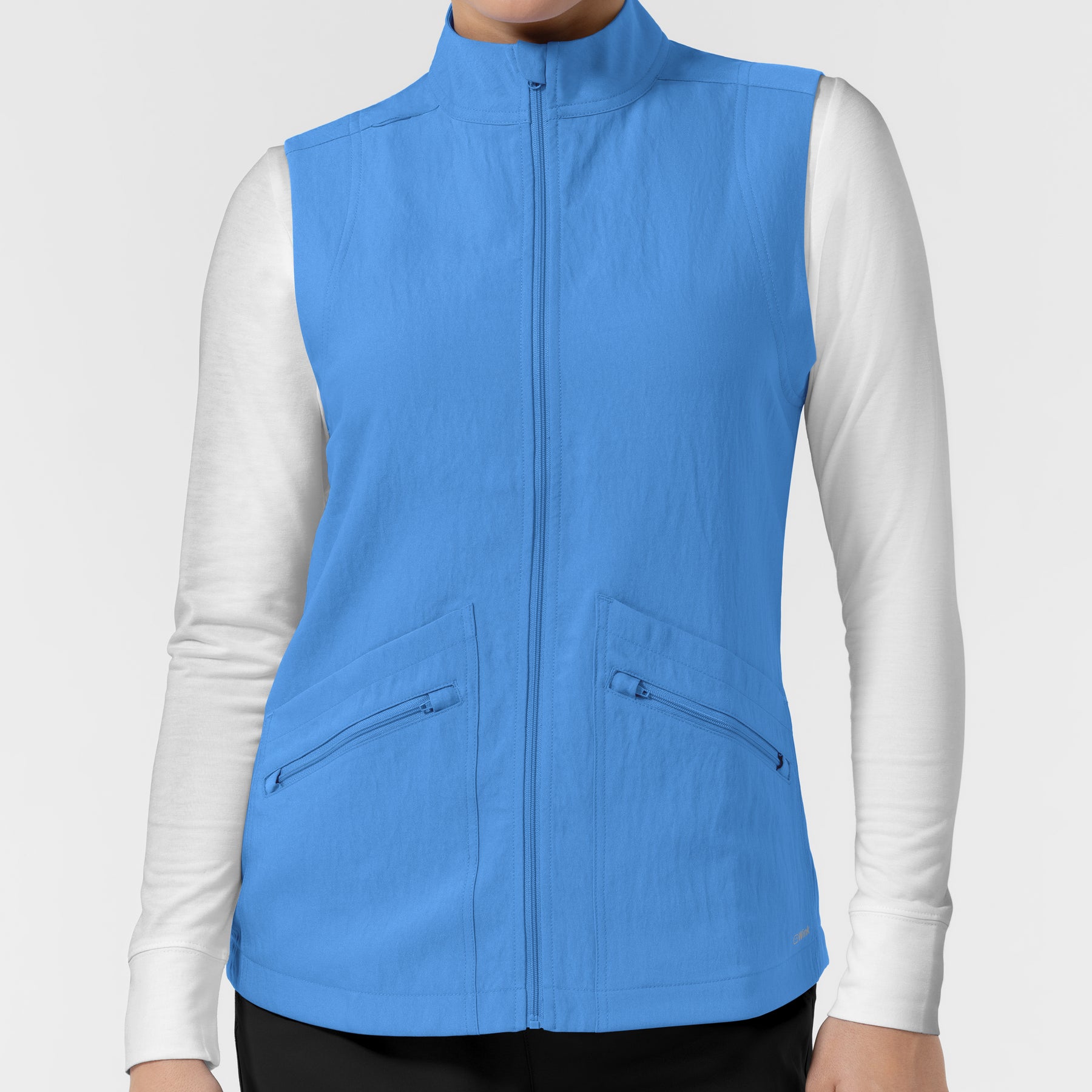 Women's Everything Everywhere Scrub Vest - Malibu Blue