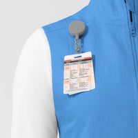Women's Everything Everywhere Scrub Vest - Malibu Blue