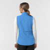 Layers Women's Everything Everywhere Scrub Vest Malibu Blue back view