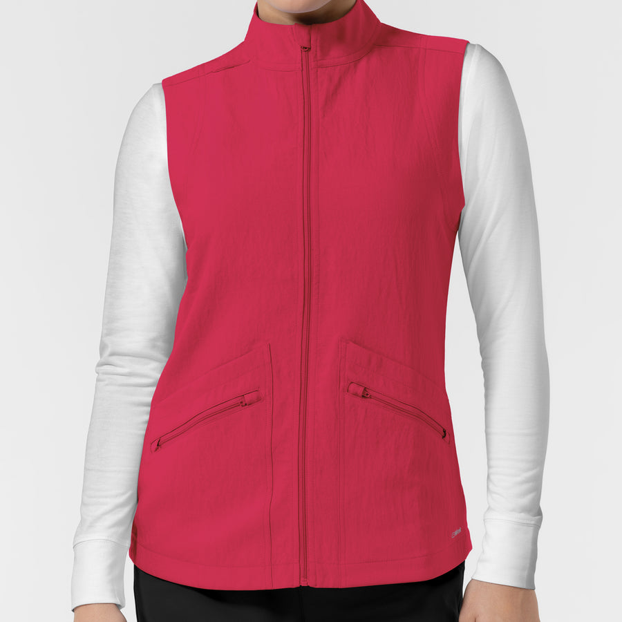 Women's Everything Everywhere Scrub Vest - Red