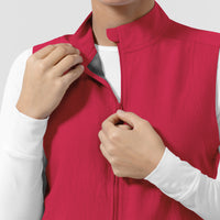 Women's Everything Everywhere Scrub Vest - Red