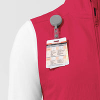 Women's Everything Everywhere Scrub Vest - Red