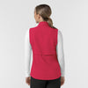 Layers Women's Everything Everywhere Scrub Vest Red back view