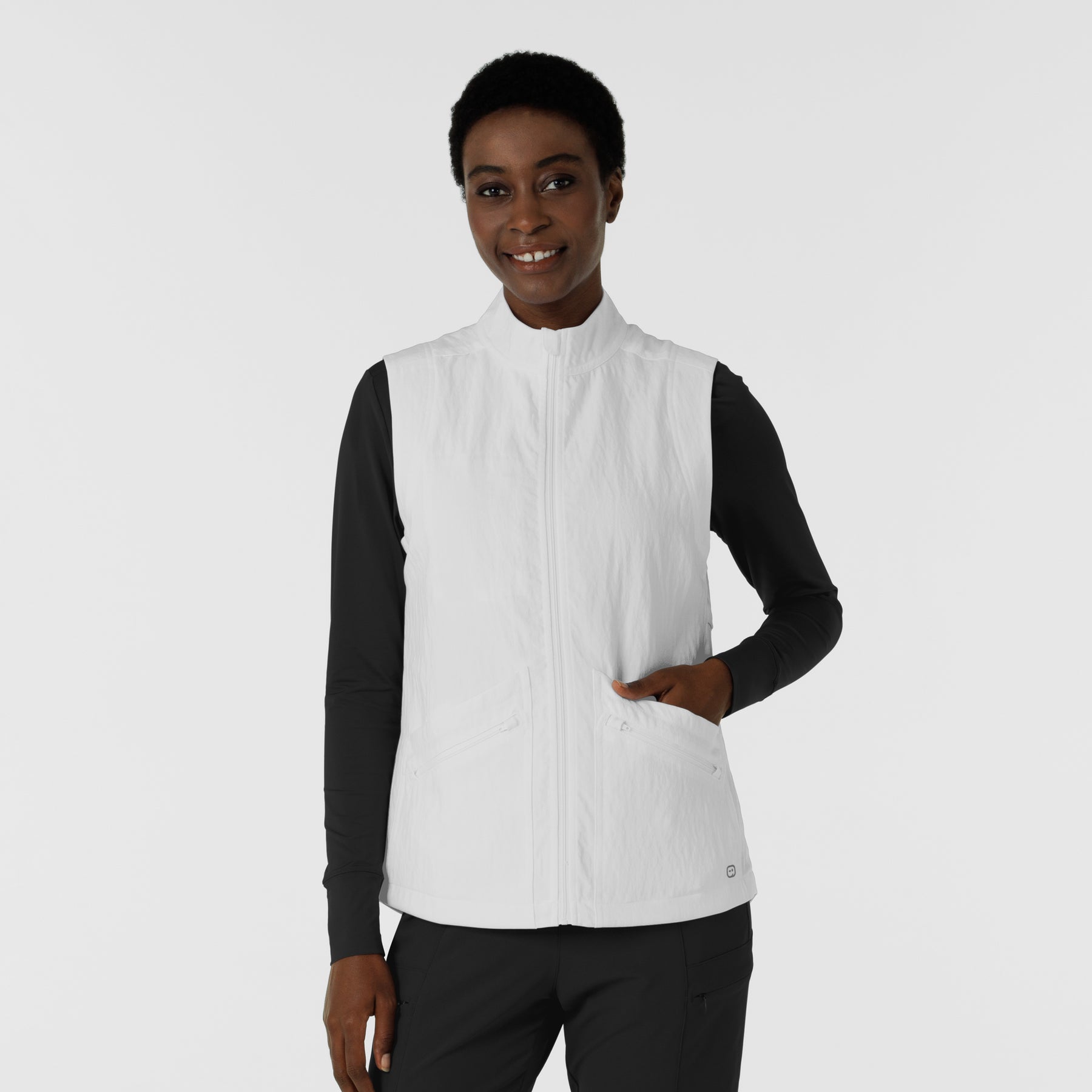 Women's Everything Everywhere Scrub Vest White
