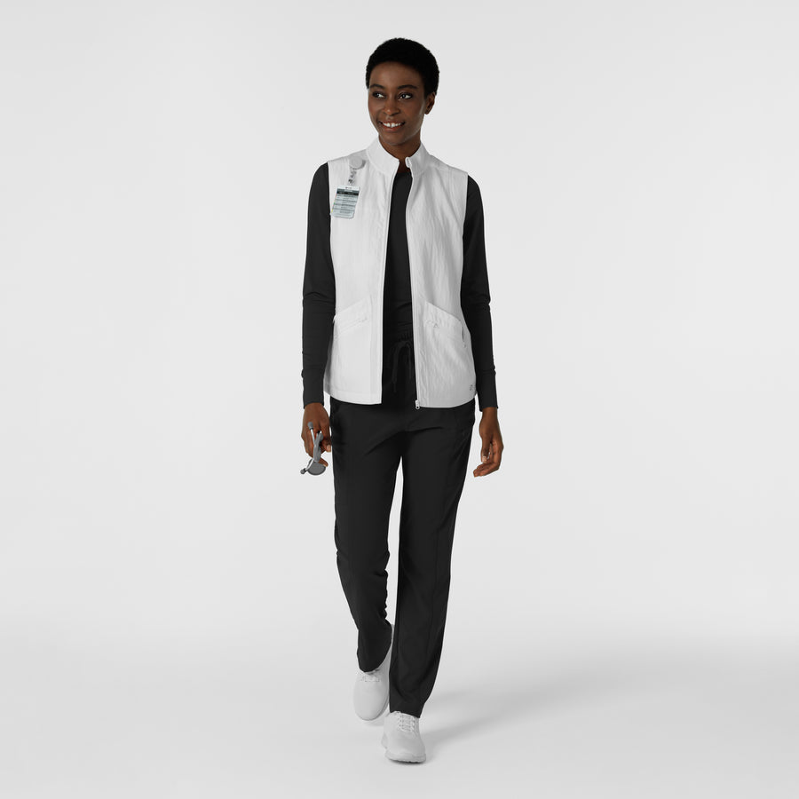 Women's Everything Everywhere Scrub Vest White scrub set