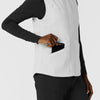 Women's Everything Everywhere Scrub Vest White zipper pocket