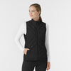 Knits and Layers Women's Quilted Scrub Vest Black