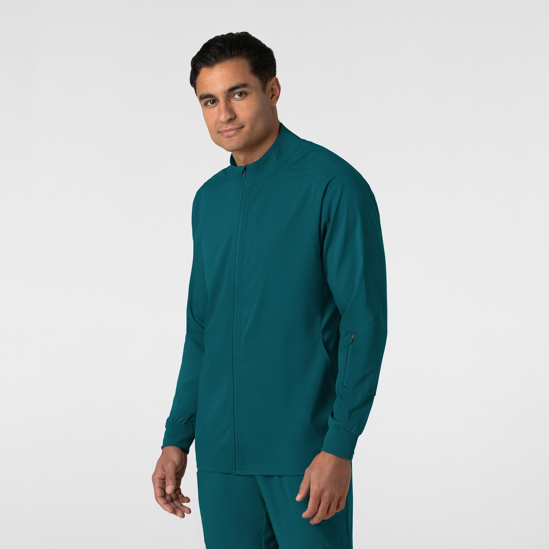 Boundless Men's Warm Up Jacket Caribbean side view