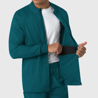 Boundless Men's Warm Up Jacket Caribbean side detail 2