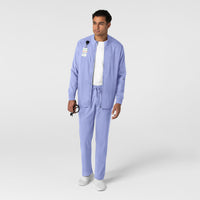 Boundless Men's Warm Up Jacket Ceil Blue full scrub set
