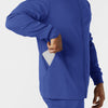 Boundless Men's Warm Up Scrub Jacket Galaxy Blue side detail 2