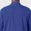 Boundless Men's Warm Up Scrub Jacket Galaxy Blue back detail