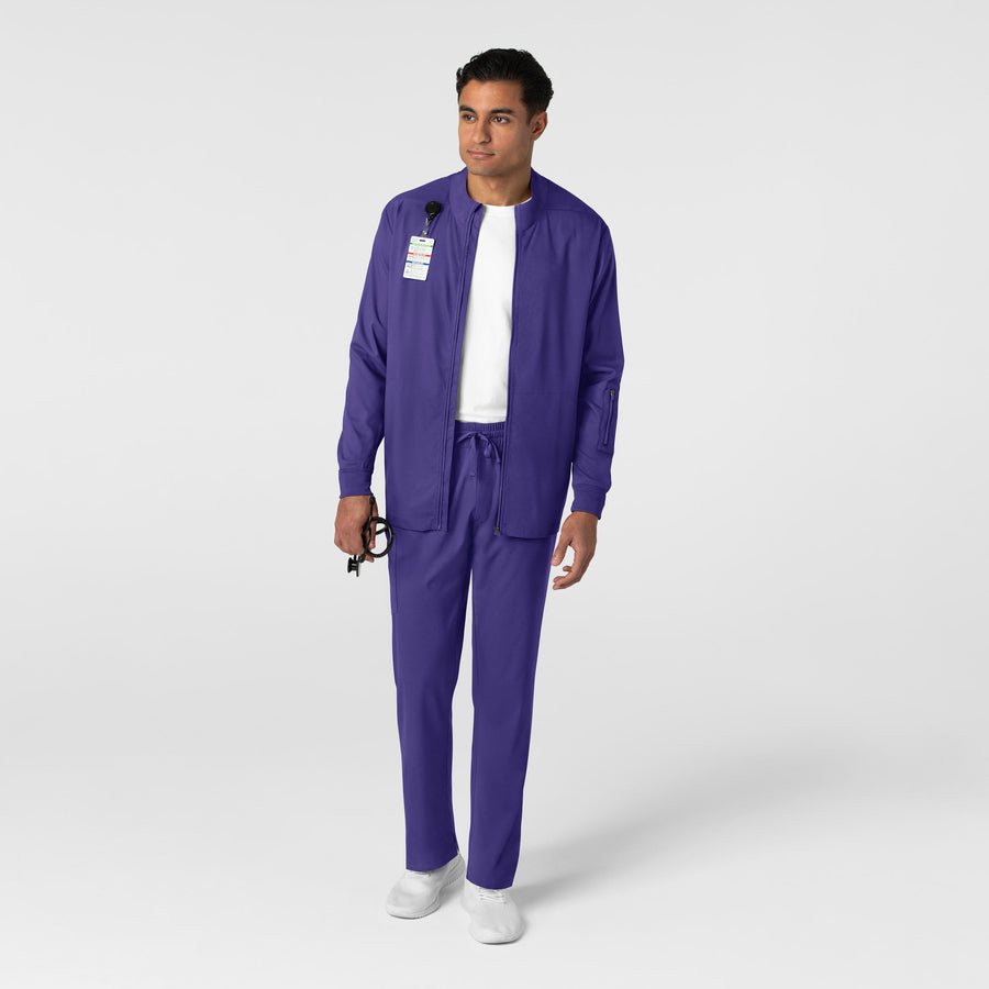 Boundless Men's Warm Up Jacket Grape full scrub set