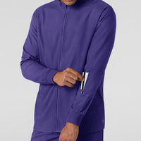 Boundless Men's Warm Up Jacket Grape side detail 1