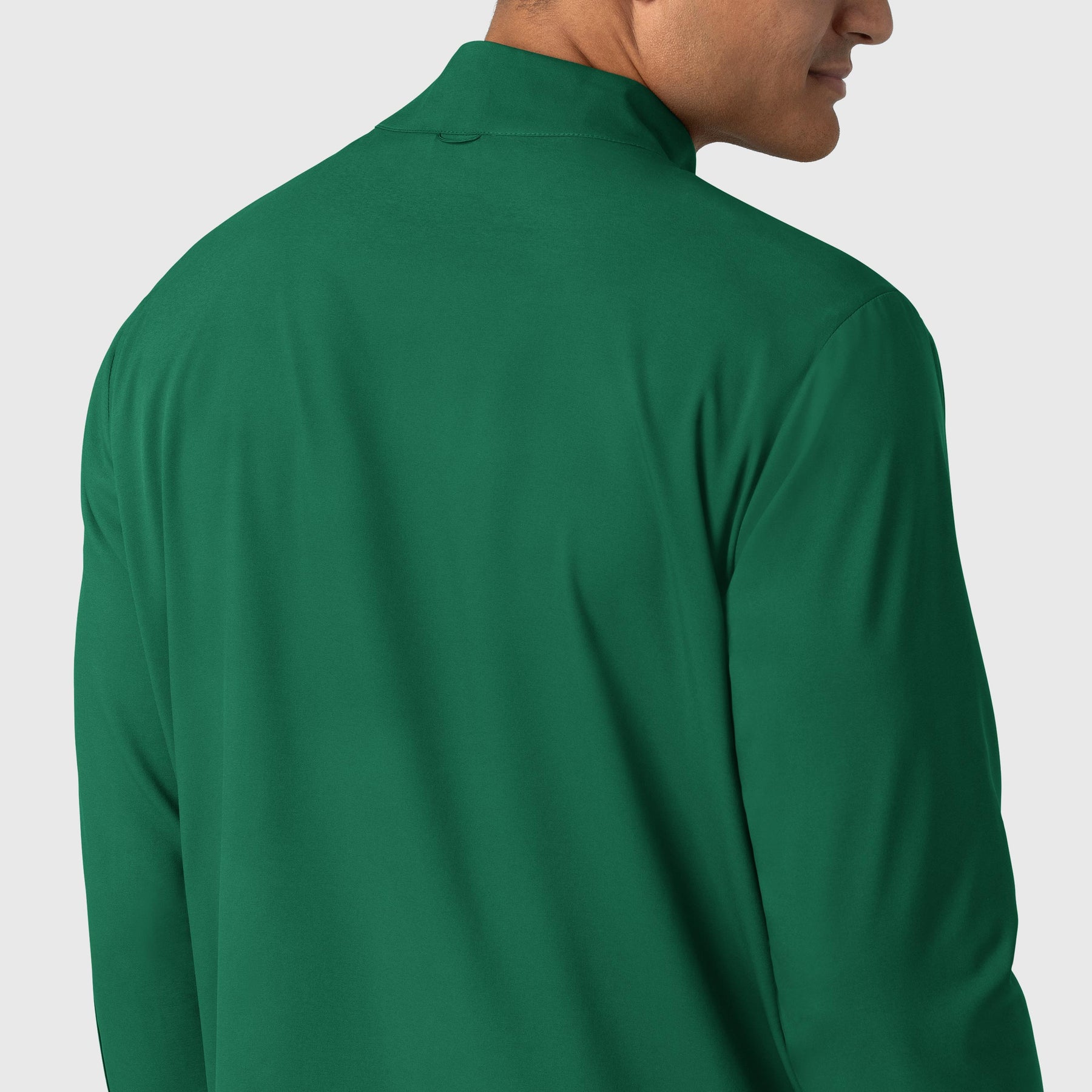 Boundless Men's Warm Up Jacket Hunter hemline detail