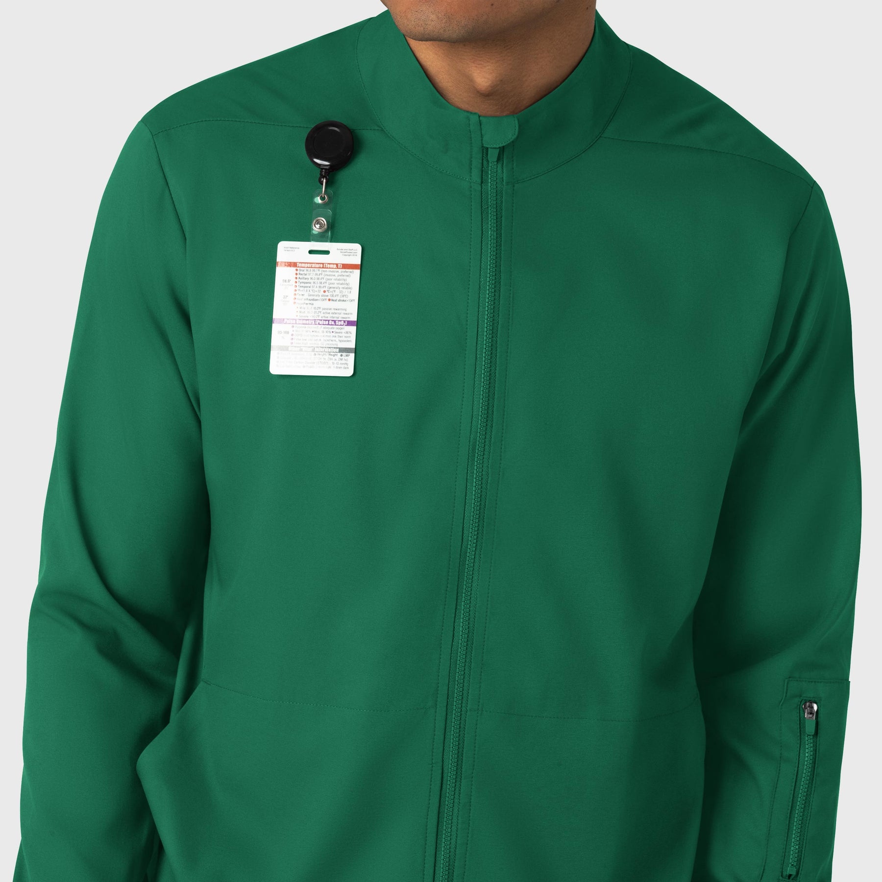 Boundless Men's Warm Up Jacket Hunter back detail