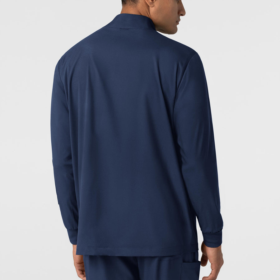Boundless Men's Warm Up Jacket Navy back view