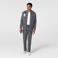 Boundless Men's Warm Up Jacket Pewter full scrub set