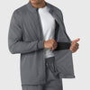 Boundless Men's Warm Up Jacket Pewter side detail 2