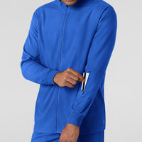 Boundless Men's Warm Up Jacket Royal side detail 1