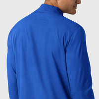 Boundless Men's Warm Up Jacket Royal hemline detail