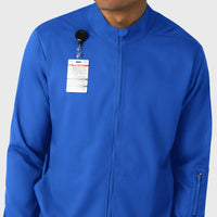 Boundless Men's Warm Up Jacket Royal back detail