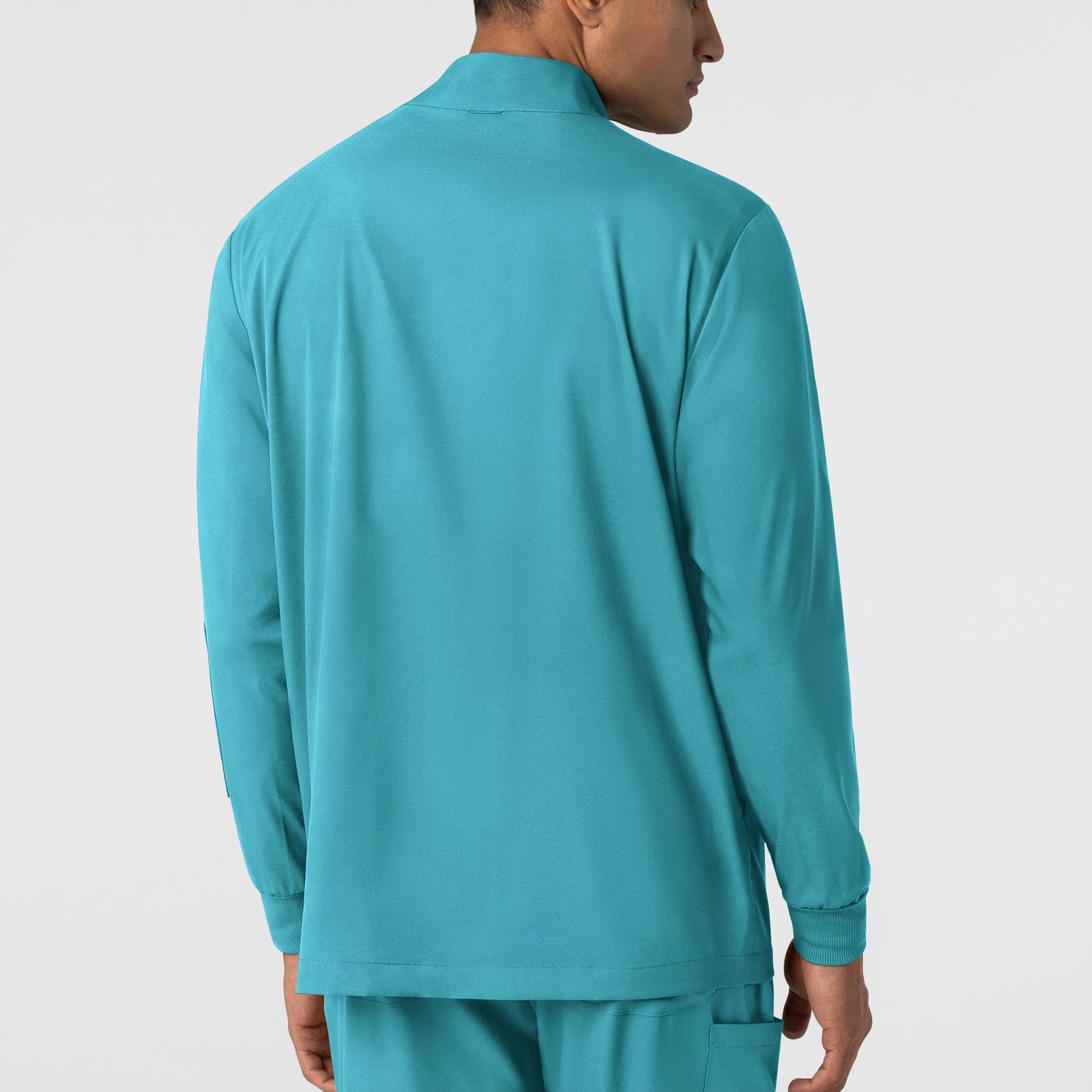 Boundless Men's Warm Up Jacket Teal back view