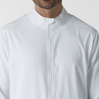 Boundless Men's Warm Up Jacket White front detail