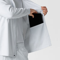 Boundless Men's Warm Up Jacket White back detail