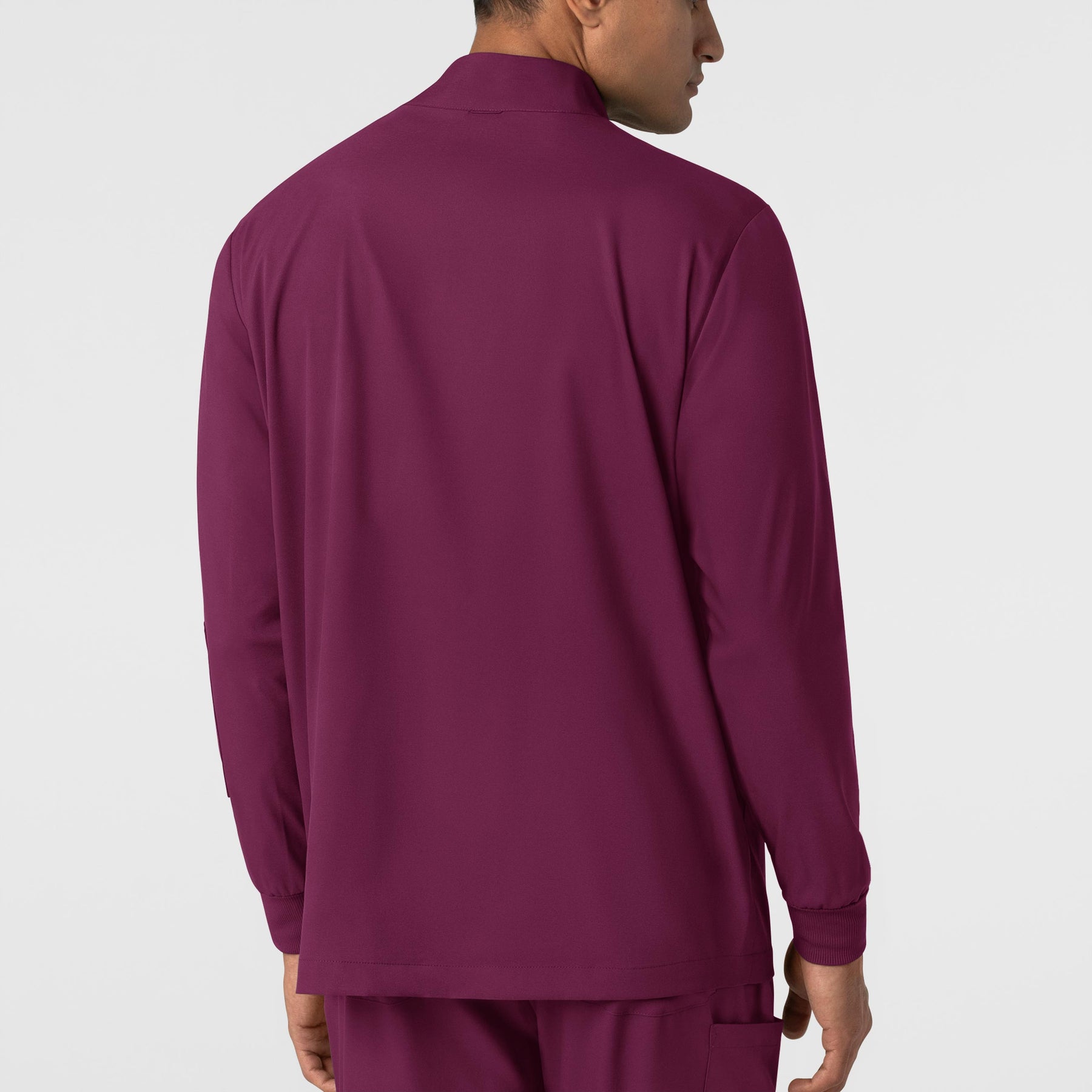Boundless Men's Warm Up Jacket Wine back view