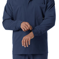 NURTUR Men’s Scrub Shirt Jacket - Navy