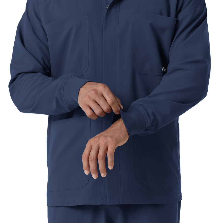 NURTUR Men’s Scrub Shirt Jacket - Navy