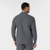 NURTUR Men’s Scrub Shirt Jacket Pewter back view