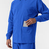 NURTUR Men’s Scrub Shirt Jacket Royal back detail