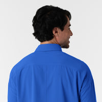 NURTUR Men’s Scrub Shirt Jacket - Royal