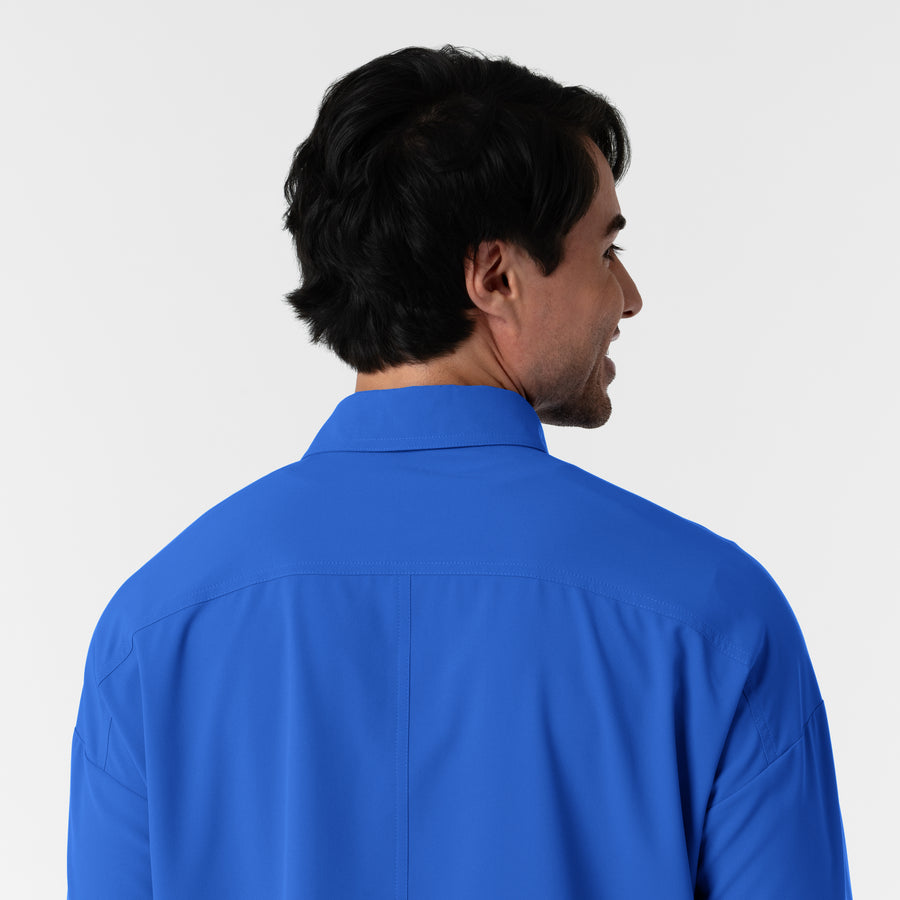 NURTUR Men’s Scrub Shirt Jacket - Royal