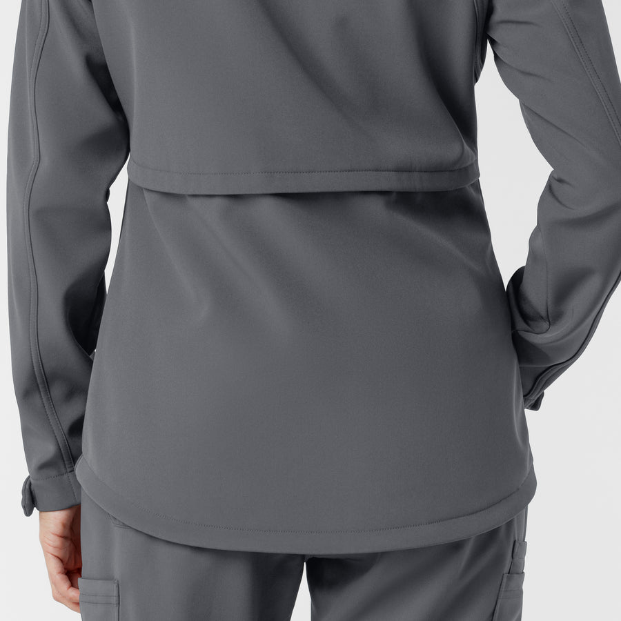 Women's Softshell Scrub Jacket - Pewter
