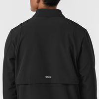 Men's Softshell Scrub Jacket - Black