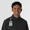 Layers Men's Soft Shell Scrub Jacket Black side detail 2