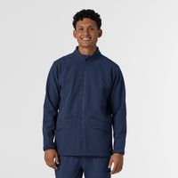 Layers Men's Soft Shell Scrub Jacket Navy