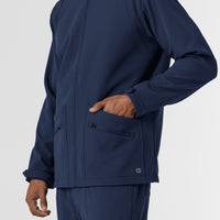 Men's Softshell Scrub Jacket - Navy